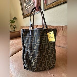 Fendi Zucca Shopping Tote Bag